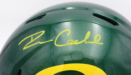 Dillon Gabriel Autographed Speed Replica Full Size Helmet Oregon Ducks Signed Twice Beckett BAS Witness #2W457678