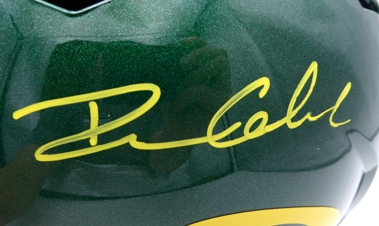 Dillon Gabriel Autographed Speed Replica Full Size Helmet Oregon Ducks Signed Twice Beckett BAS Witness #2W457678