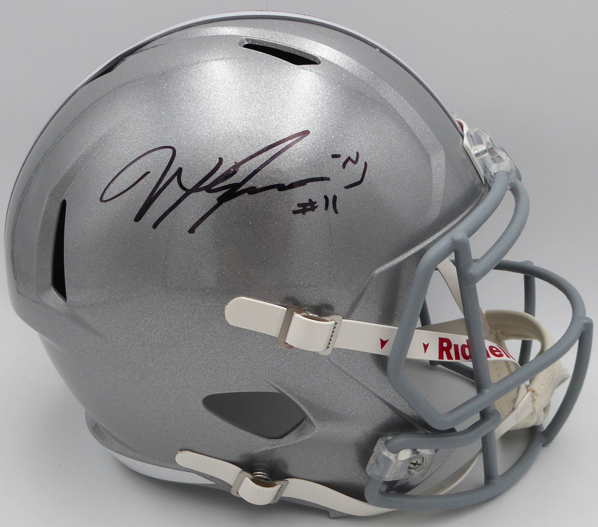 Jaxon Smith-Njigba Autographed Speed Replica Full Size Helmet Ohio State Buckeyes Beckett BAS Witness #WW78572