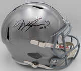 Jaxon Smith-Njigba Autographed Speed Replica Full Size Helmet Ohio State Buckeyes Beckett BAS Witness #WW78572