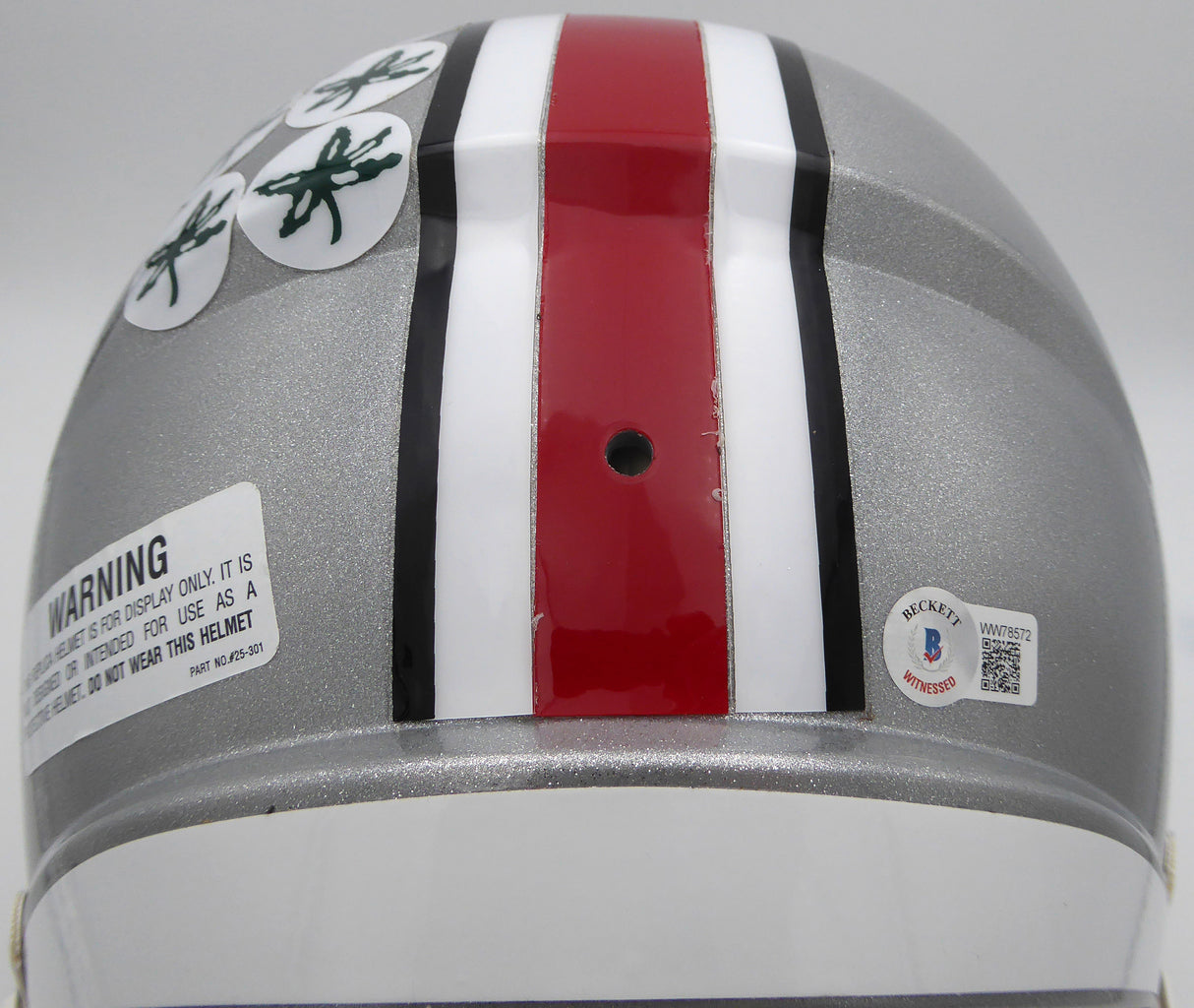 Jaxon Smith-Njigba Autographed Speed Replica Full Size Helmet Ohio State Buckeyes Beckett BAS Witness #WW78572