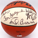 1978-79 Seattle Supersonics NBA Champions Autographed Baden Basketball With 11 Signatures Including Dennis Johnson, Fred Brown and Jack Sikma Beckett BAS #AE08387