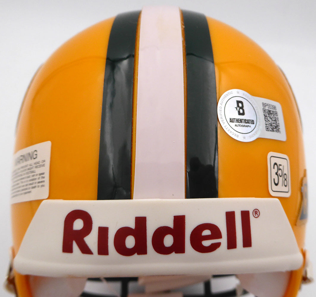 Jim Ringo Autographed Green Bay Packers Mini Helmet "HOF 81" Beckett BAS QR #BP55398