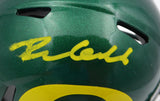 Dillon Gabriel Autographed Oregon Ducks Mini Helmet (Smudged) Beckett BAS QR #2W458521