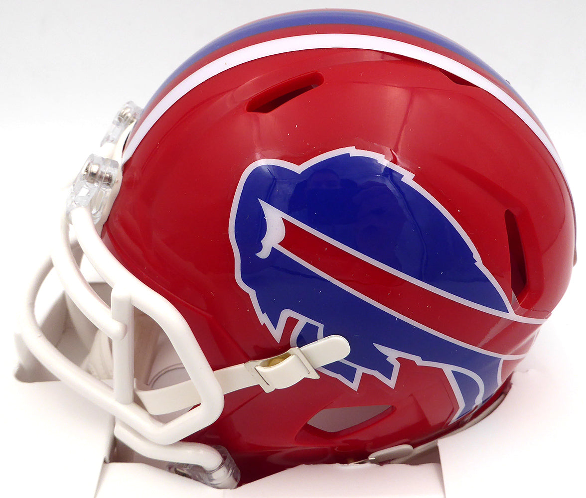 Bruce Smith Autographed Buffalo Bills Mini Helmet Beckett BAS QR #2W060662