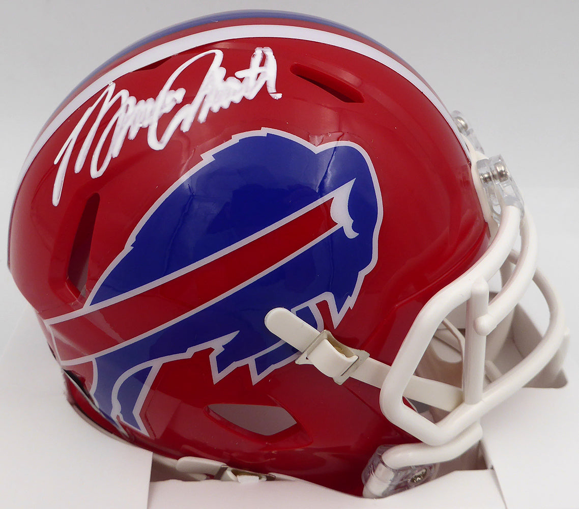Bruce Smith Autographed Buffalo Bills Mini Helmet Beckett BAS QR #2W060592
