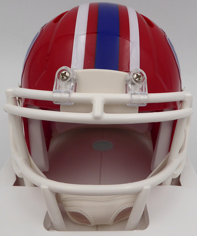 Bruce Smith Autographed Buffalo Bills Mini Helmet Beckett BAS QR #2W060592