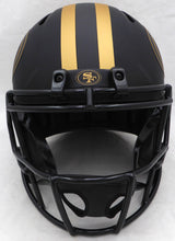 Nick Bosa Autographed Black Eclipse Full Size Speed Replica Helmet San Francisco 49ers (Smudged) Beckett BAS QR #WL66193