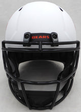 Justin Fields Autographed White Lunar Eclipse Full Size Speed Replica Helmet Chicago Bears Beckett BAS QR #W995779