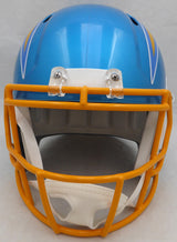 LaDainian Tomlinson Autographed Blue Flash Full Size Speed Replica Helmet San Diego Chargers "HOF 17" Beckett BAS QR #BH038600