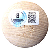 Ernie Banks Autographed Louisville Slugger Bat Chicago Cubs Beckett BAS QR #BM96279