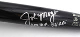 Joe Morgan Autographed Rawlings Bat Cincinnati Reds "107 R, 94 RBI" Beckett BAS QR #BP55335