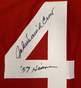 Texas A&M Aggies John David Crow Autographed Maroon Jersey "57 Heisman" JSA #W419527