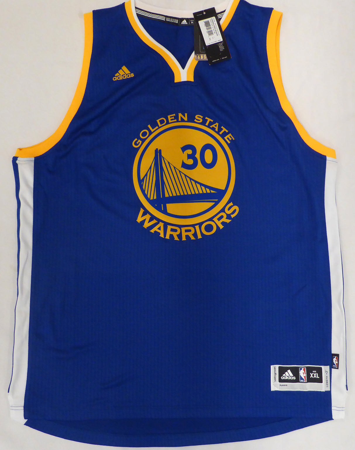 Golden State Warriors Stephen Curry Autographed Blue Nike Jersey Beckett BAS QR #AB01380