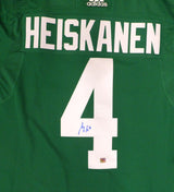 Dallas Stars Miro Heiskanen Autographed Green Adidas Jersey ECSC Holo #15017