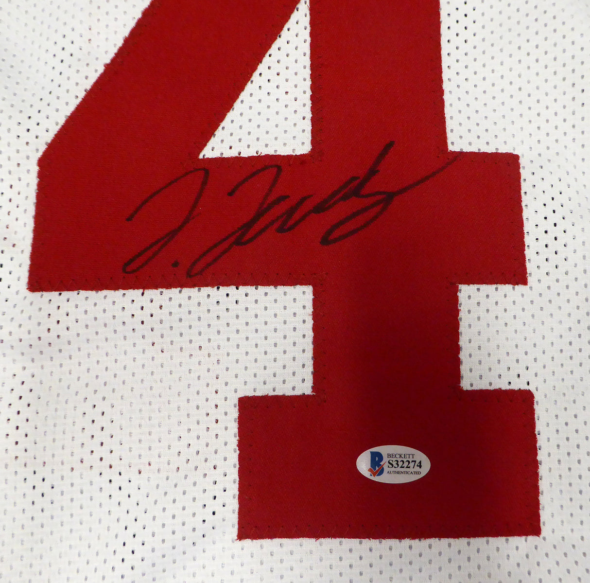 Alabama Crimson Tide Jerry Jeudy Autographed White Jersey Beckett BAS #S32274