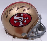 Dave Wilcox Autographed San Francisco 49ers Mini Helmet "HOF 2000" TriStar Holo #8020083