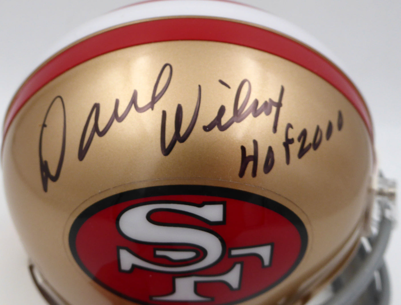 Dave Wilcox Autographed San Francisco 49ers Mini Helmet "HOF 2000" TriStar Holo #8020083