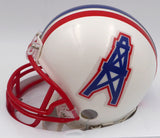 Robert Brazile Autographed Houston Oilers Mini Helmet "HOF 18" TriStar Holo #7782500