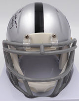 DJ D.J. Turner Autographed Las Vegas Raiders Mini Helmet "Just Win Baby" Beckett BAS QR #2W133361