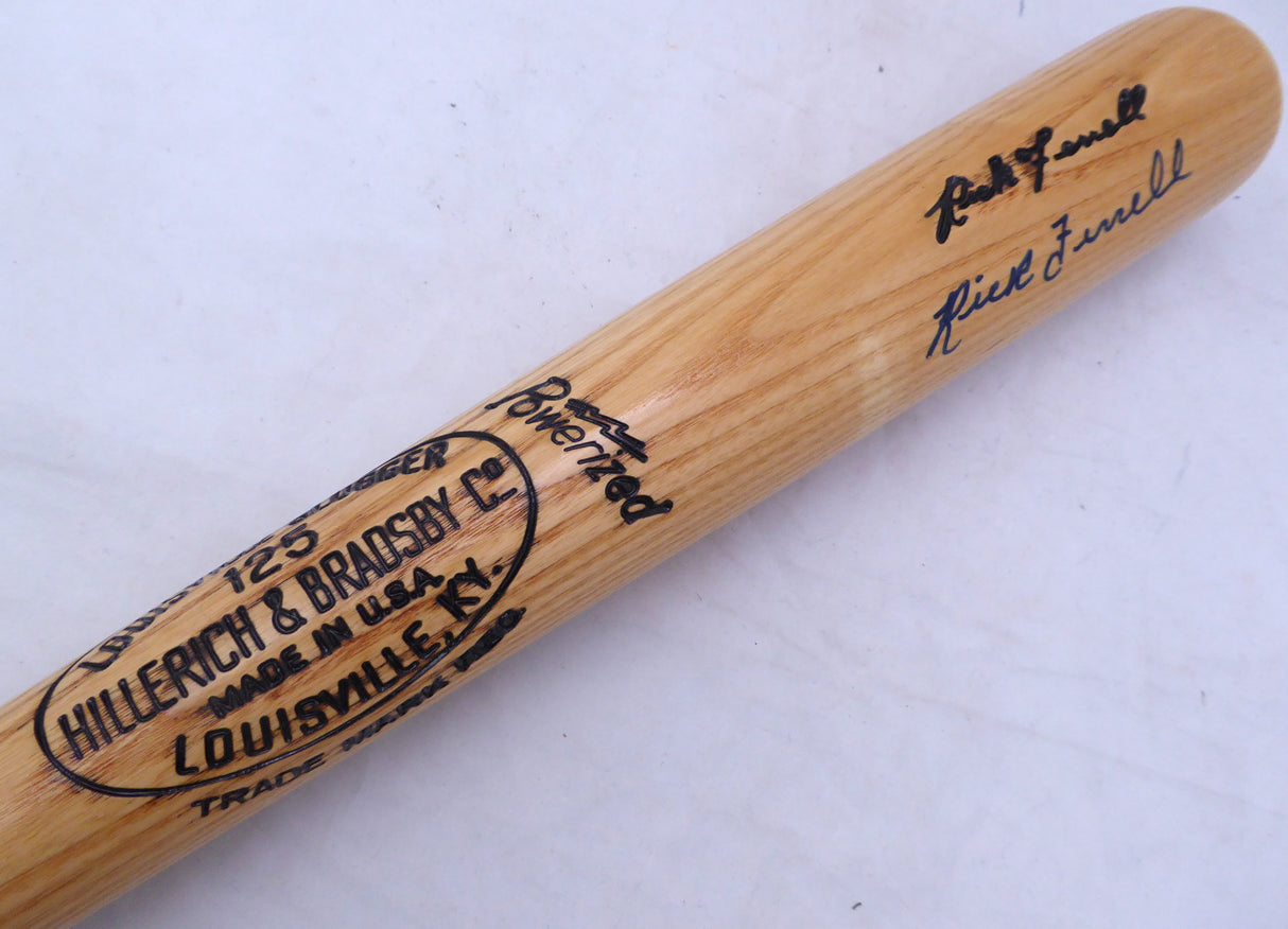 Rick Ferrell Autographed Louisville Slugger Bat Boston Red Sox Beckett BAS QR #BK44606