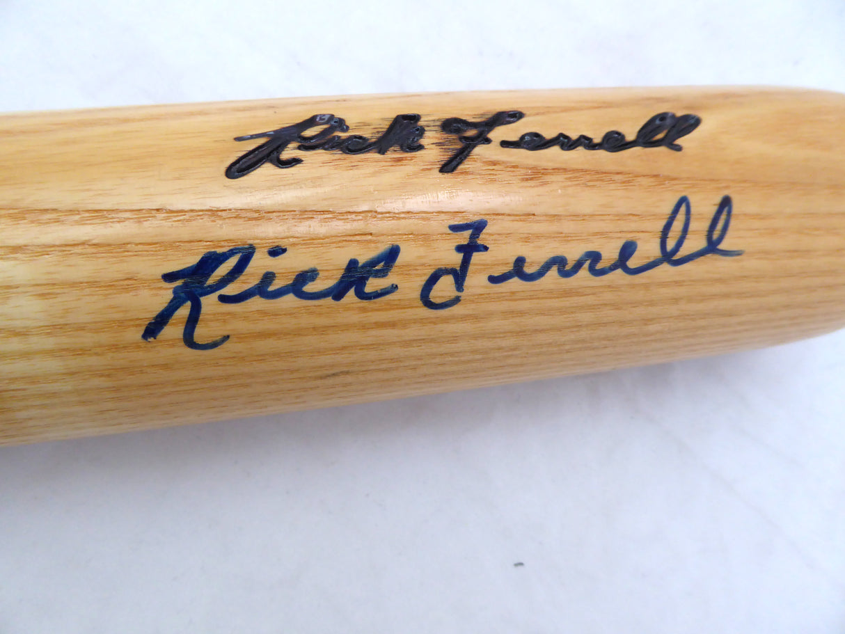 Rick Ferrell Autographed Louisville Slugger Bat Boston Red Sox Beckett BAS QR #BK44606