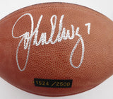 John Elway Autographed NFL Leather Football Limited Edition Denver Broncos Beckett BAS QR #BP55351