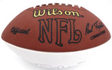 Johnny Unitas Autographed White Panel Football Baltimore Colts Beckett BAS #AB08921