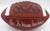 Bo Schembechler Autographed NCAA Football Michigan Wolverines Beckett BAS #AC23989