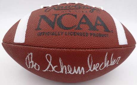 Bo Schembechler Autographed NCAA Football Michigan Wolverines Beckett BAS #AC23989