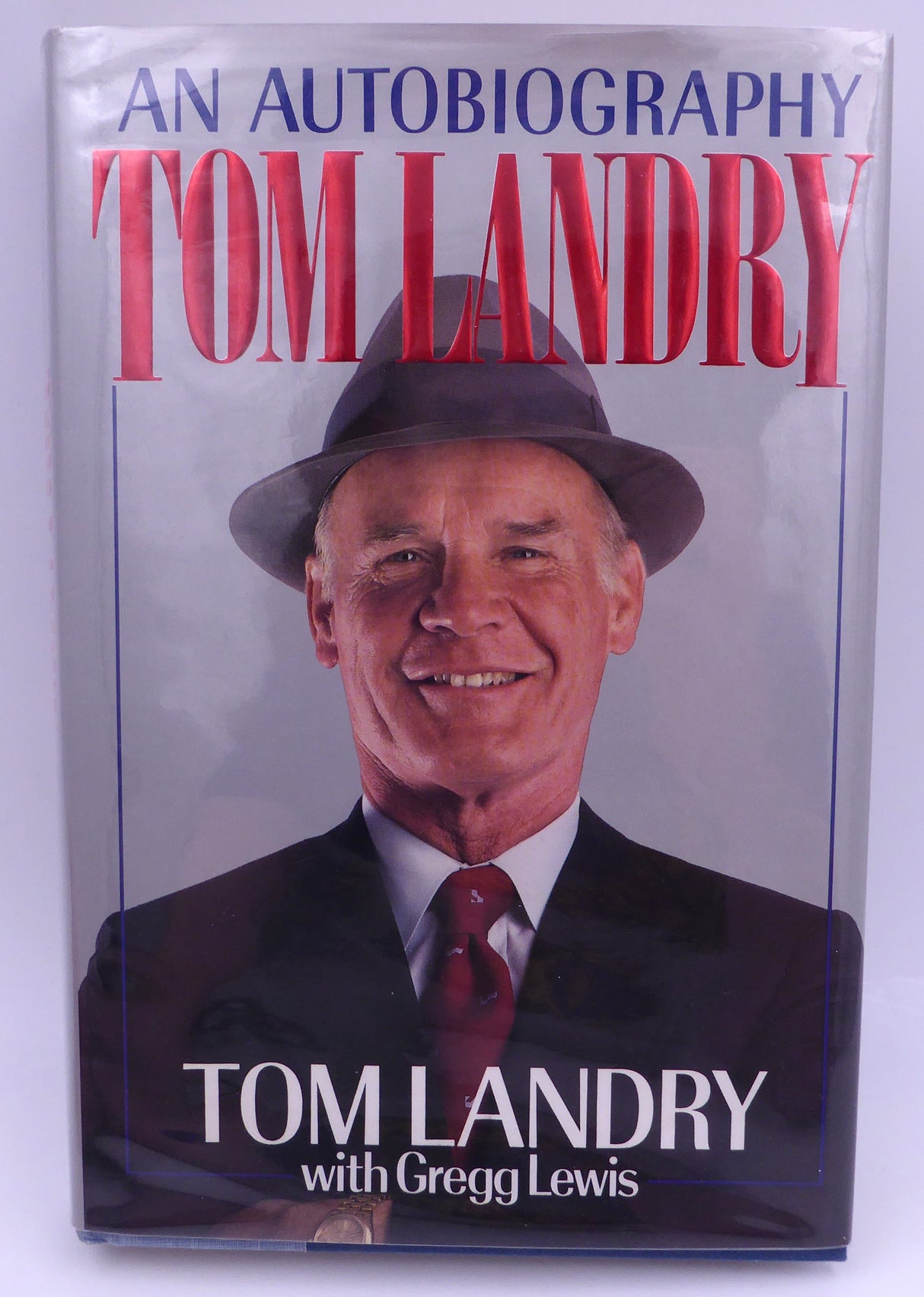 Tom Landry Autographed Book Dallas Cowboys Beckett BAS QR #BP55369