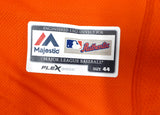 Miami Marlins Ichiro Suzuki Autographed Orange Majestic Flex Base Jersey IS Holo SKU #237034