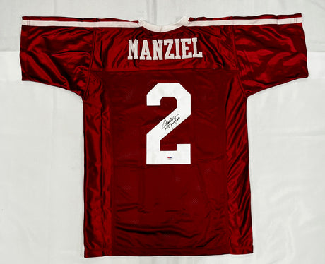 Texas A&M Aggies Johnny Manziel Autographed Maroon Jersey PSA/DNA #R72830