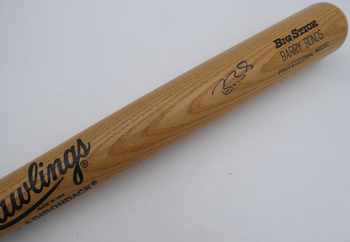 Barry Bonds Autographed Rawlings Bat San Francisco Giants Beckett BAS QR #BM00465