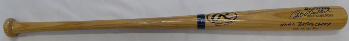 Bill Madlock Autographed Rawlings Bat Chicago Cubs, Pittsburgh Pirates "4X NL Batting Champ 75,76,81,83" Beckett BAS QR #BM00446