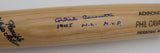 Phil Cavaretta Autographed Adirondack Bat Chicago Cubs "1945 NL MVP" Beckett BAS QR #BM00466