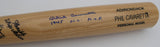 Phil Cavaretta Autographed Adirondack Bat Chicago Cubs "1945 NL MVP" Beckett BAS QR #BM00466