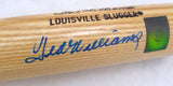 Ted Williams Autographed Blonde Louisville Slugger Bat Boston Red Sox Beckett BAS #A53577