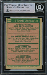 Jim Rice & Others Autographed 1975 Topps Rookie Card #616 Signed By All 4 Beckett BAS #16545449