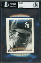 Mike Kekich Autographed 4x5 Photo New York Yankees Beckett BAS #16545965