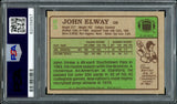 John Elway Autographed 1984 Topps Rookie Card #63 Denver Broncos PSA 7 Auto Grade Gem Mint 10 PSA/DNA #82035657