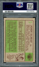 John Elway Autographed 1984 Topps Rookie Card #63 Denver Broncos PSA 6 Auto Grade Gem Mint 10 PSA/DNA #82035645