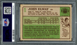 John Elway Autographed 1984 Topps Rookie Card #63 Denver Broncos PSA 6 Auto Grade Gem Mint 10 PSA/DNA #82035624