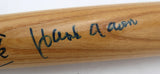 Hank Aaron Autographed Adirondack Bat Atlanta Braves Beckett BAS QR #AE49003