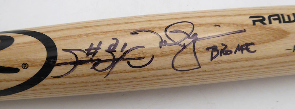 Mark McGwire & Sammy Sosa Autographed Rawlings Bat "Big Mac" Beckett BAS QR #AE49009
