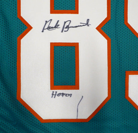 Miami Dolphins Nick Buoniconti Autographed Teal Jersey "HOF 01" (Mark) PSA/DNA #X21293