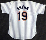 San Diego Padres Tony Gwynn Autographed White Russell Authentic Jersey Size 48 Beckett BAS QR #BH014803