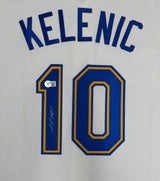 Seattle Mariners Jarred Kelenic Autographed Cream Nike Jersey Size XL Beckett BAS QR #WW54366