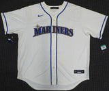 Seattle Mariners Jarred Kelenic Autographed Cream Nike Jersey Size XL Beckett BAS QR #WW54366