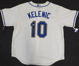 Seattle Mariners Jarred Kelenic Autographed Cream Nike Jersey Size XL Beckett BAS QR #WW54379